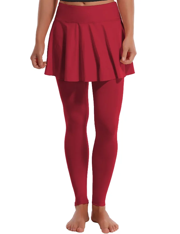 Yoga Pants for Maximum Comfort -Athletic Tennis Golf Skort with Pocket Shorts rosecoral Yoga Pants for Maximum Comfort -Athletic Tennis Golf Skort with Pocket Shorts rosecoral