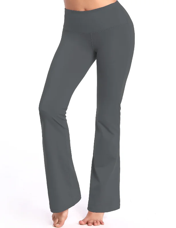 Stylish Black Yoga Pants -29" 31" 33" 35" 37" High Waist Bootcut Leggings Shadowcharcoal Stylish Black Yoga Pants -29" 31" 33" 35" 37" High Waist Bootcut Leggings Shadowcharcoal