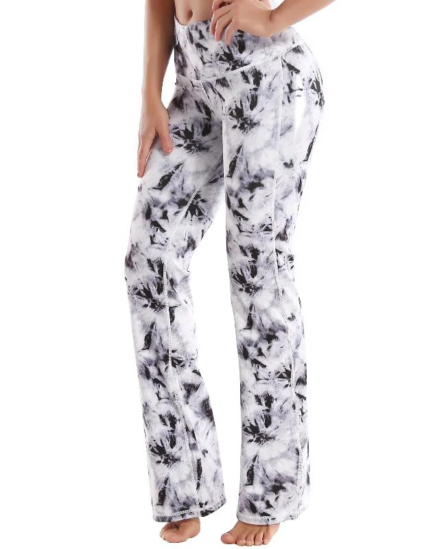 Soft and Stretchy Yoga Pants for Flexibility -29" 31" 33" 35" 37" High Waist Printed Bootcut Leggings Black Dandelion Soft and Stretchy Yoga Pants for Flexibility -29" 31" 33" 35" 37" High Waist Printed Bootcut Leggings Black Dandelion