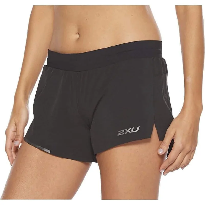 Soft Yoga Shorts for Enhanced Flexibility -2XU Light Speed 3 Inch Womens Running Shorts - Black Soft Yoga Shorts for Enhanced Flexibility -2XU Light Speed 3 Inch Womens Running Shorts - Black