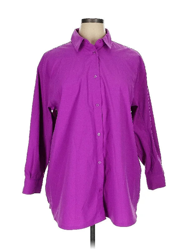 Stylish Yoga Tops with Open Back Design -3/4 Sleeve Blouse