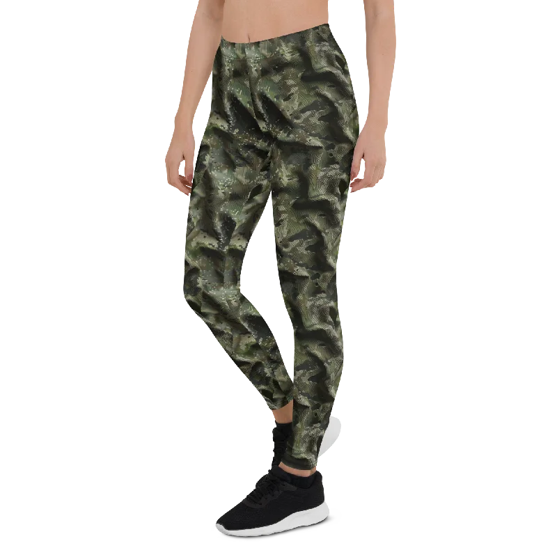 Premium Quality Yoga Pants for Women -3D Army Camo Leggings