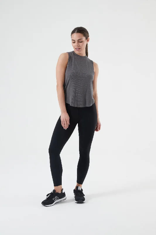 Breathable Yoga Tops for Comfortable Poses -Acacia Keyhole