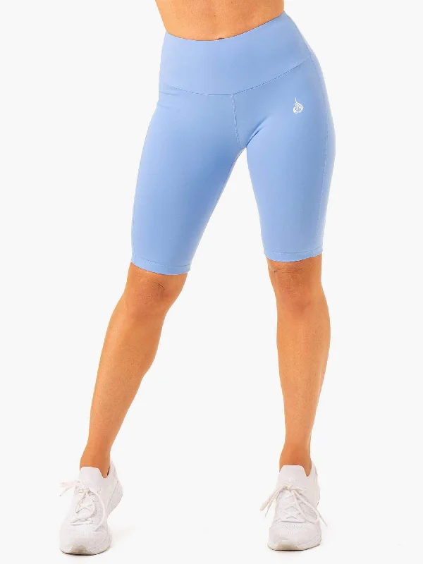Yoga Shorts for Women’s Training -Action Bike Short - Sky Blue