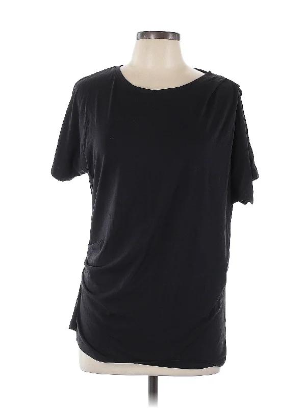 Women's Yoga Tops with Mesh Panels -Active T Shirt
