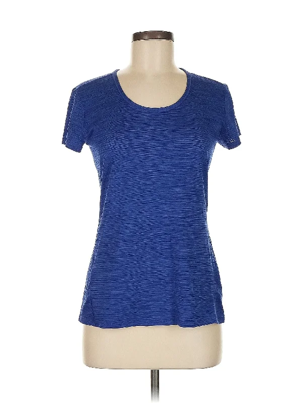 High-Neck Yoga Tops for Flexibility -Active T Shirt