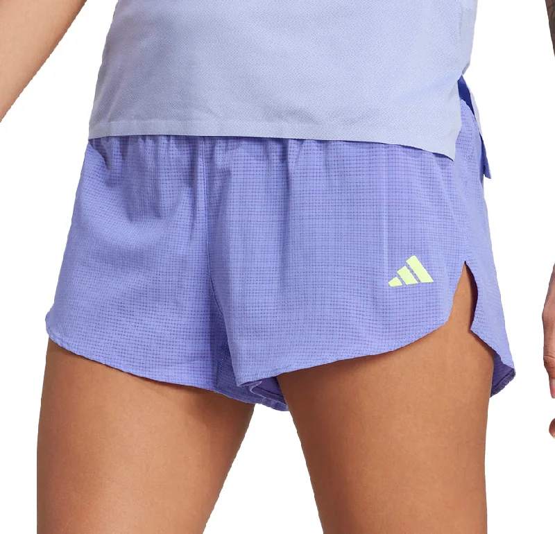 Yoga Shorts for Smooth Flexibility -adidas Adizero Gel Womens Running Shorts - Blue