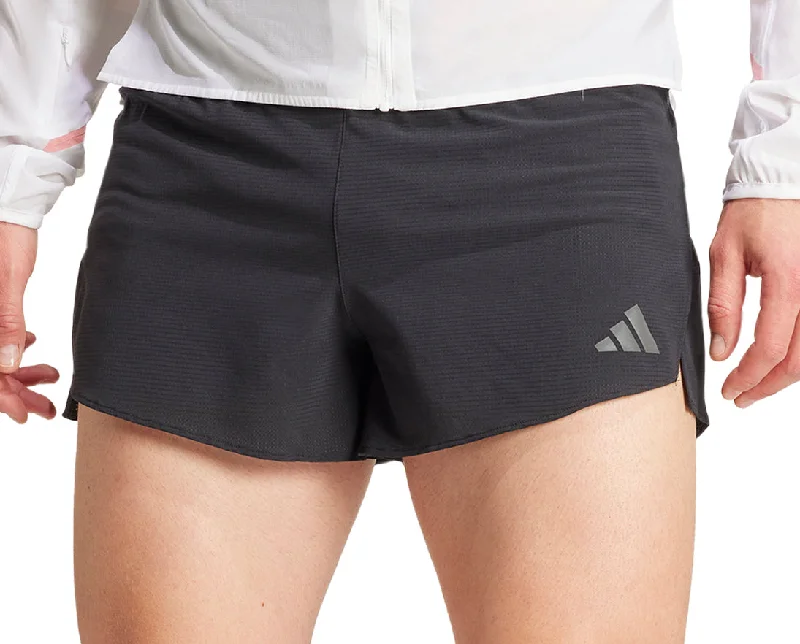 Yoga Shorts for Hot Yoga and Stretching -adidas Adizero Mens Running Shorts - Black