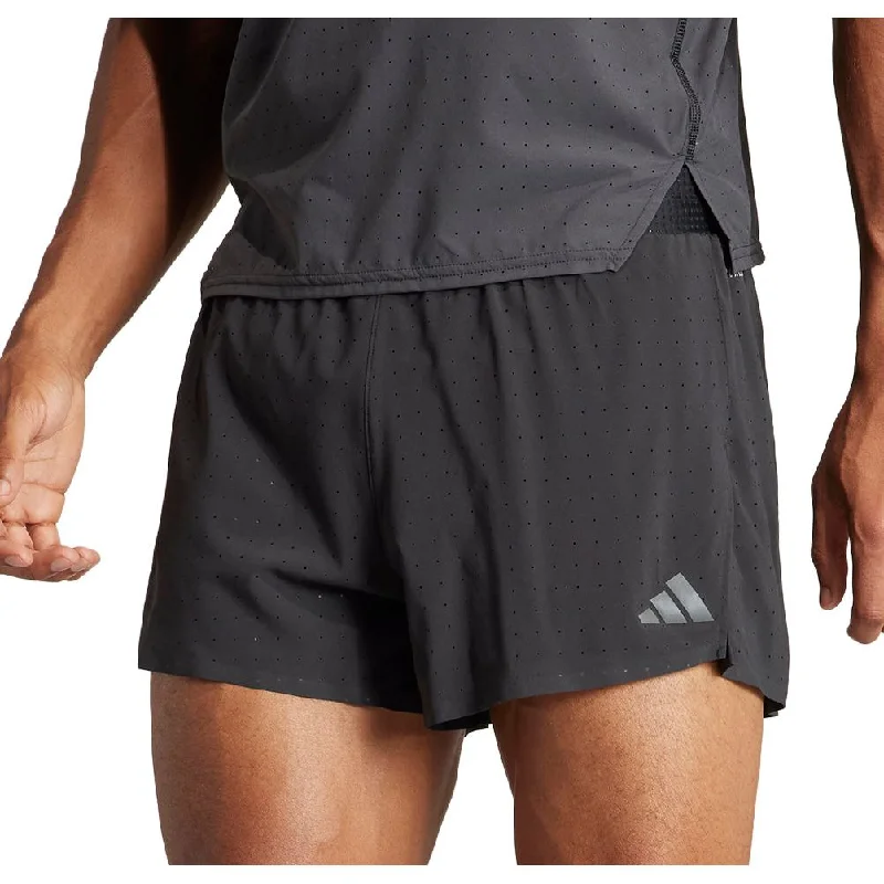 Yoga Shorts for Women with Maximum Comfort -adidas Adizero Mens Split Running Shorts - Black