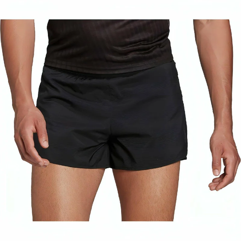 Supportive Yoga Shorts for Stretching -adidas Adizero Split Mens Running Shorts - Black Supportive Yoga Shorts for Stretching -adidas Adizero Split Mens Running Shorts - Black