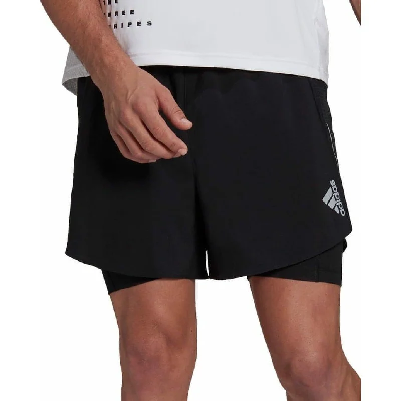 Yoga Shorts for Women’s Yoga Practice -adidas Designed 4 Run Mens 2 In 1 Running Shorts - Black Yoga Shorts for Women’s Yoga Practice -adidas Designed 4 Run Mens 2 In 1 Running Shorts - Black