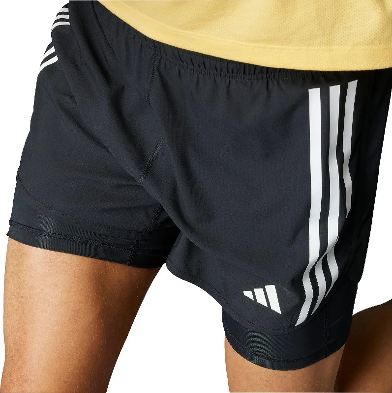 Women's Yoga Shorts with High Waistband -adidas Own The Run 3 Stripes 2 In 1 Mens Running Shorts - Black Women's Yoga Shorts with High Waistband -adidas Own The Run 3 Stripes 2 In 1 Mens Running Shorts - Black
