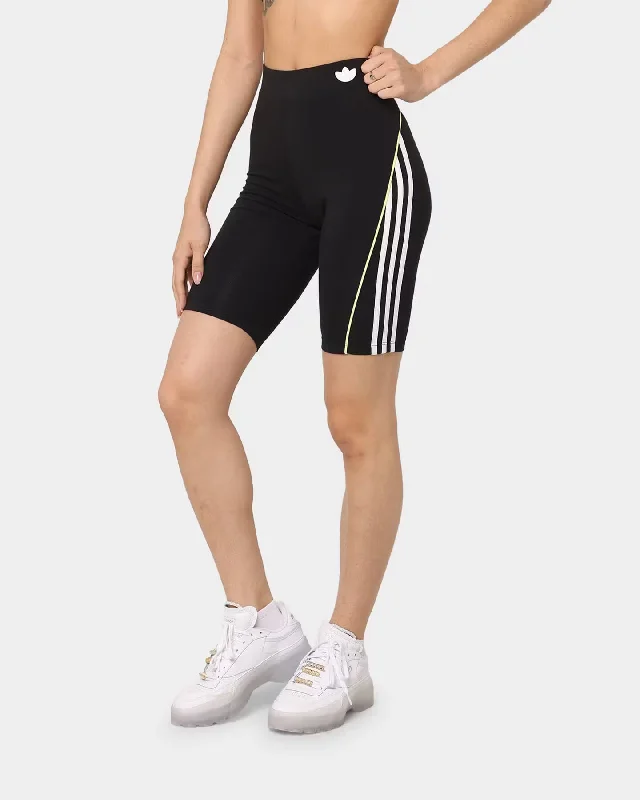Yoga Shorts for Flexibility and Mobility -Adidas Short Tights Black/White H17923 Women's Yoga Shorts for Flexibility and Mobility -Adidas Short Tights Black/White H17923 Women's