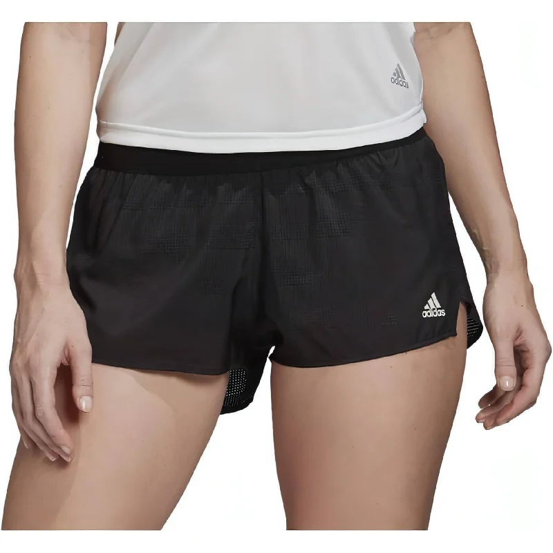 Yoga Shorts for Comfortable Yoga Practice -adidas Speed Split Womens Running Shorts - Black Yoga Shorts for Comfortable Yoga Practice -adidas Speed Split Womens Running Shorts - Black