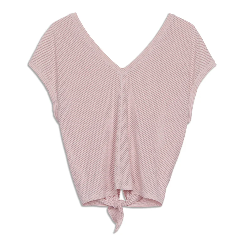 Zip-Up Yoga Tops for Flexibility -Ahead By Miles Short Sleeve Shirt - Resale