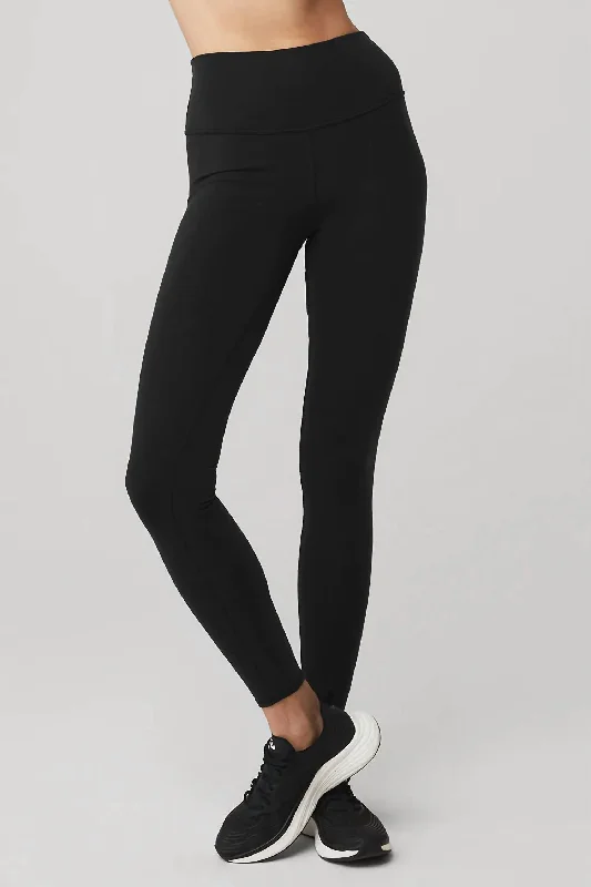 Yoga Shorts for Core Strength and Flexibility -Airbrush High Waist No Seam Leggings In Black Yoga Shorts for Core Strength and Flexibility -Airbrush High Waist No Seam Leggings In Black