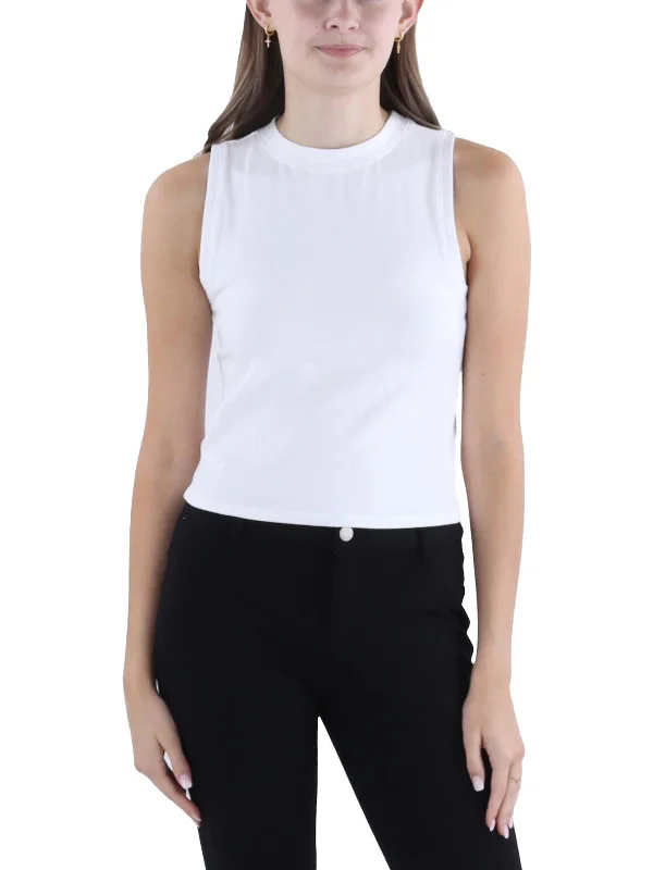 Women's Yoga Tops for Flexibility -Airlite Melissa Womens Crop Fitness Tank Top