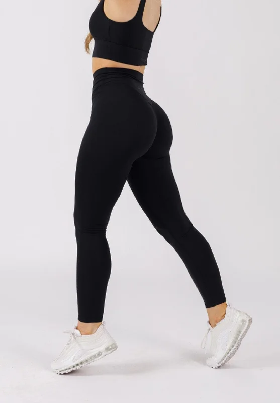 Stylish Leggings for Yoga -AirSilk Crossover Sculptseam™ Legging Black