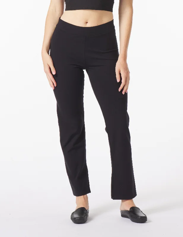 Yoga Pants for Sculpting -Albany Ankle Pant: Black