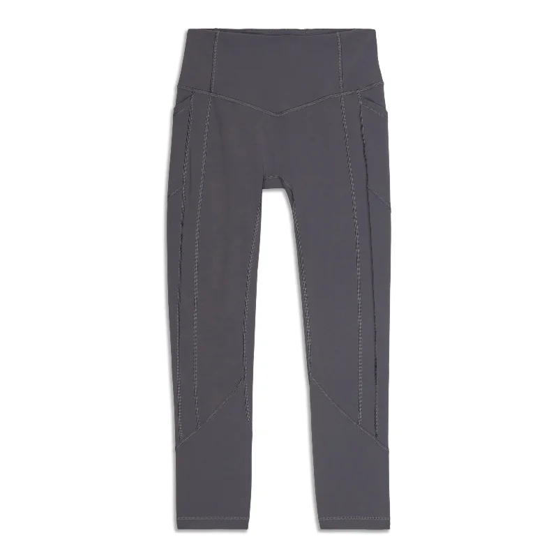 Slim Fit Yoga Pants -All The Right Places High-Rise Drawcord Waist Crop 23” - Resale