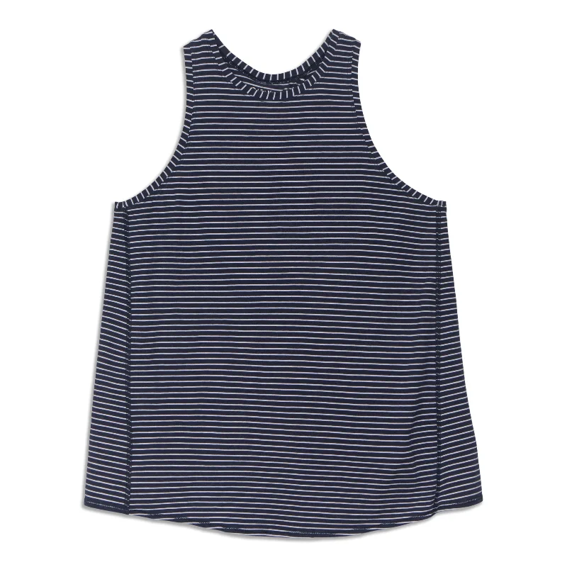 Women's Yoga Tops with Seamless Construction -All Tied Up Tank Top - Resale