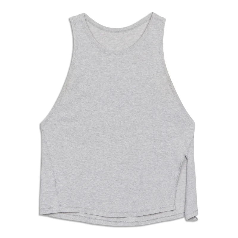 Yoga Tops for Relaxing Flexibility -All Tied Up Tank Top - Resale