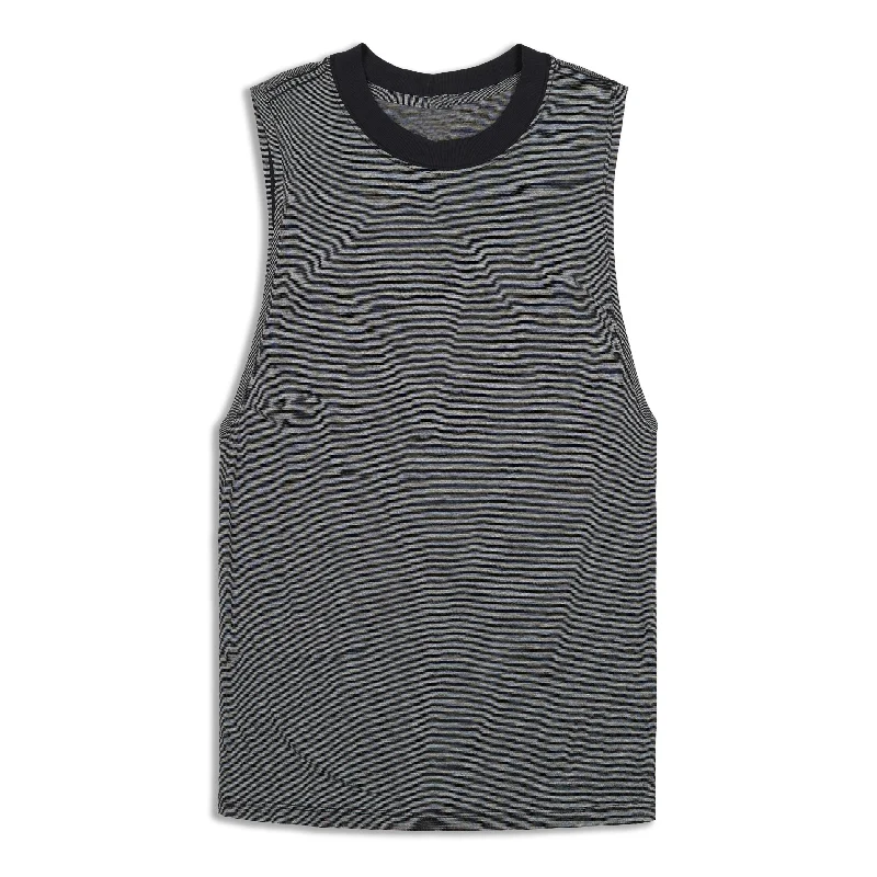 Soft Yoga Tops for Everyday Practice -All Yours Boyfriend Tank Top - Resale