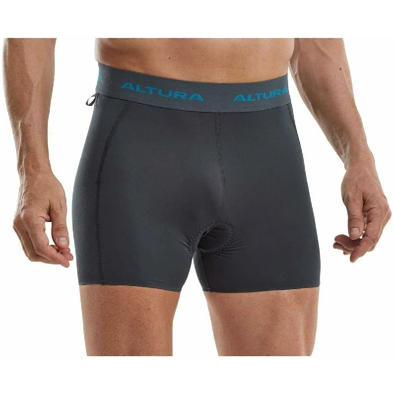 Yoga Shorts with Adjustable Waistband -Altura Tempo Mens Cycling Undershort - Navy