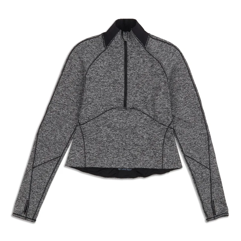 Yoga Tops for Yoga and Pilates -Always Alert Half Zip - Resale