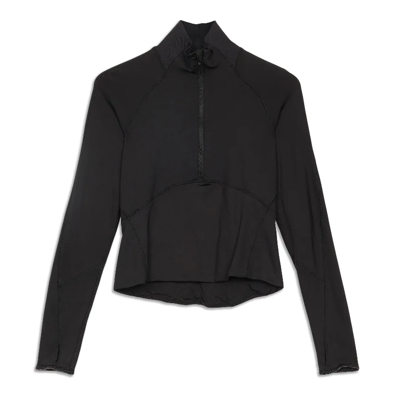 Yoga Tops for Women Who Love Yoga -Always Alert Zip - Resale