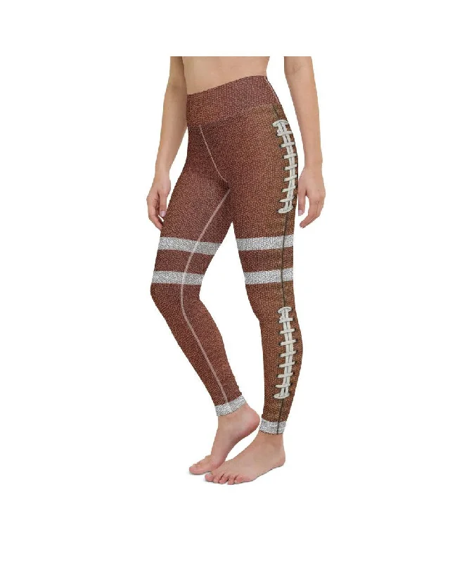 Lightweight Yoga Pants for Easy Movement -American Football Yoga Pants