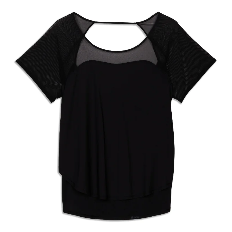 High-Cut Yoga Tops for More Coverage -Anew T-Shirt - Resale