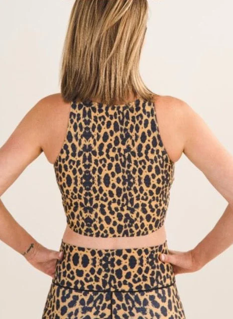 Yoga Pants with Pockets -Animal Instinct Crop Top *FINAL SALE*