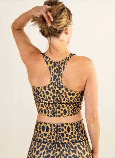 Plus Size Yoga Pants -Animal Instinct Longline Sports Bra *FINAL SALE*