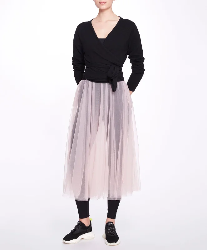 Yoga Tops for Enhanced Movement -Anne Wrap Sweater