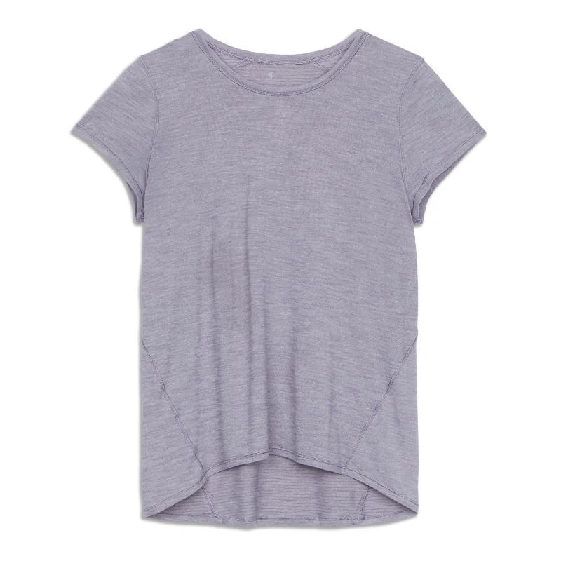 Comfortable and Stylish Yoga Tops -Another Mile Short Sleeve Shirt - Resale