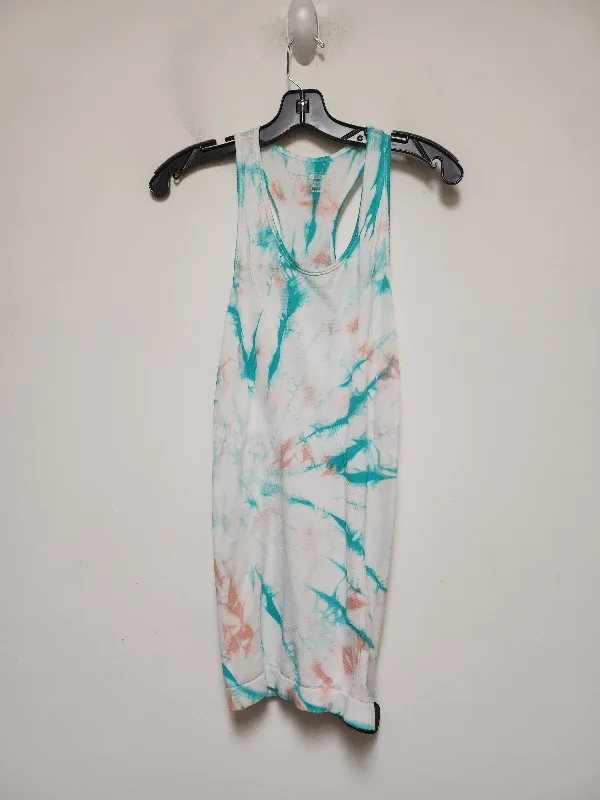Yoga Tops for Core Flexibility -Aqua Athletic Tank Top Zyia, Size M