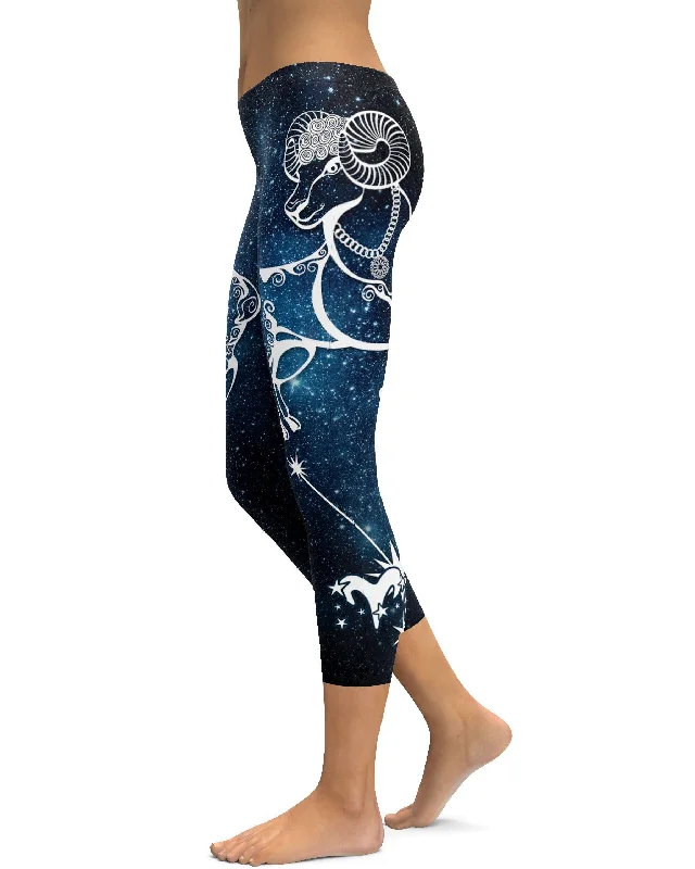Breathable Yoga Pants -Aries Capris
