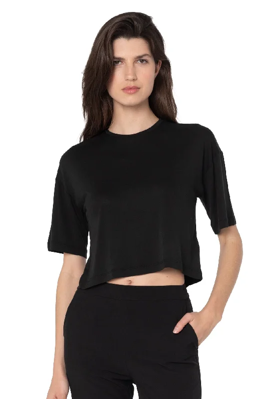 Women's Yoga Tops for Everyday Flexibility -Arizona Cropped T-Shirt