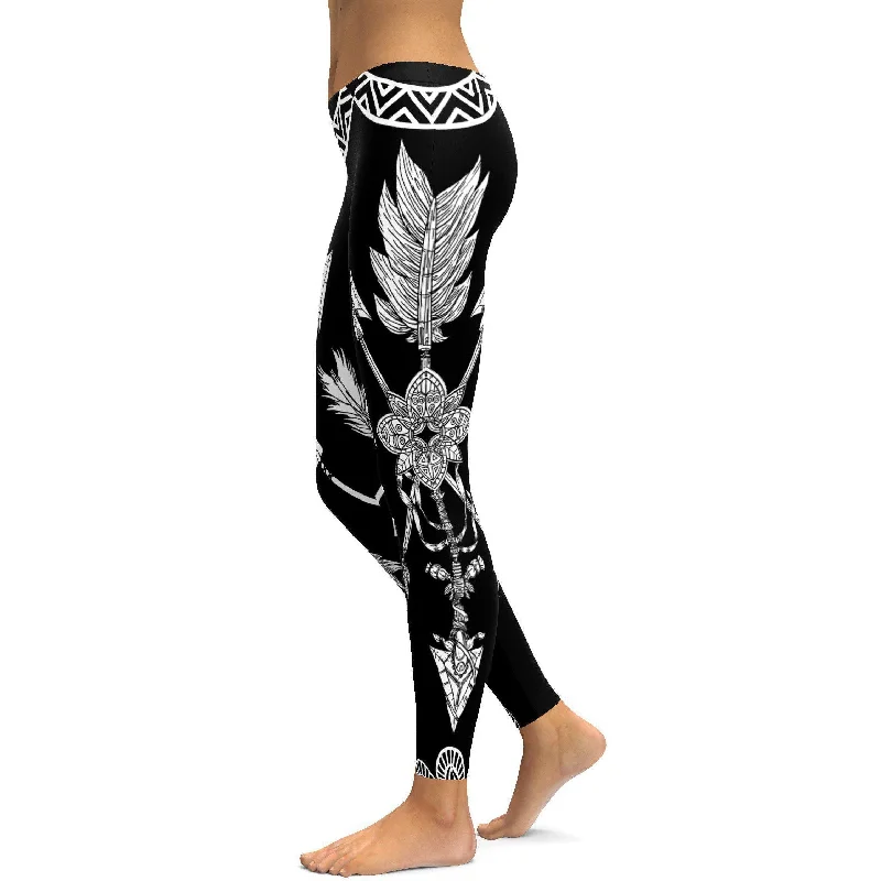 Compression Yoga Pants -Arrow Leggings