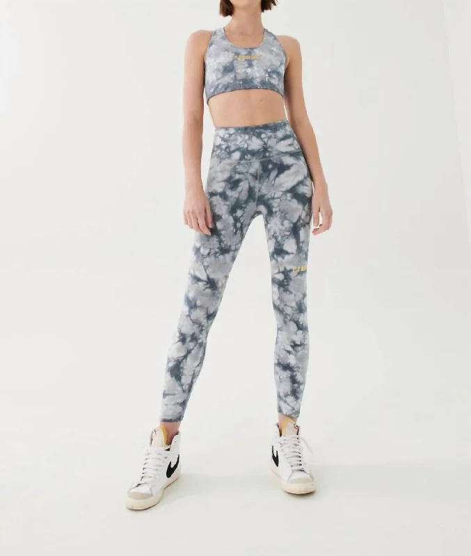 Yoga Shorts for Hot Weather Practice -Ascend Legging In Dark Shadow