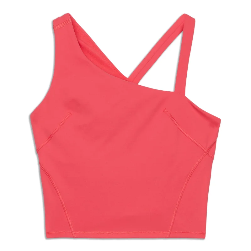 Plus Size Yoga Tops -Asymmetrical Tennis Tank Top - Resale