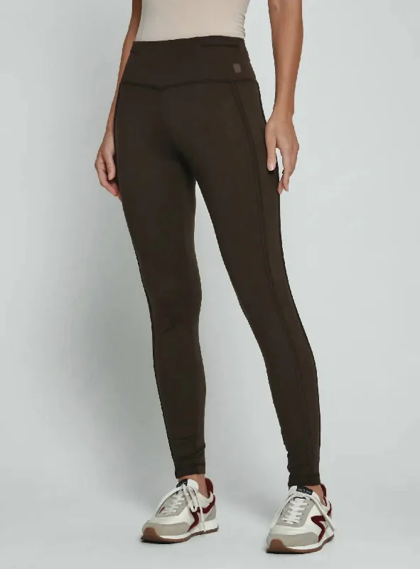 Flattering Yoga Shorts for Women -Athletic Legging In Mocha