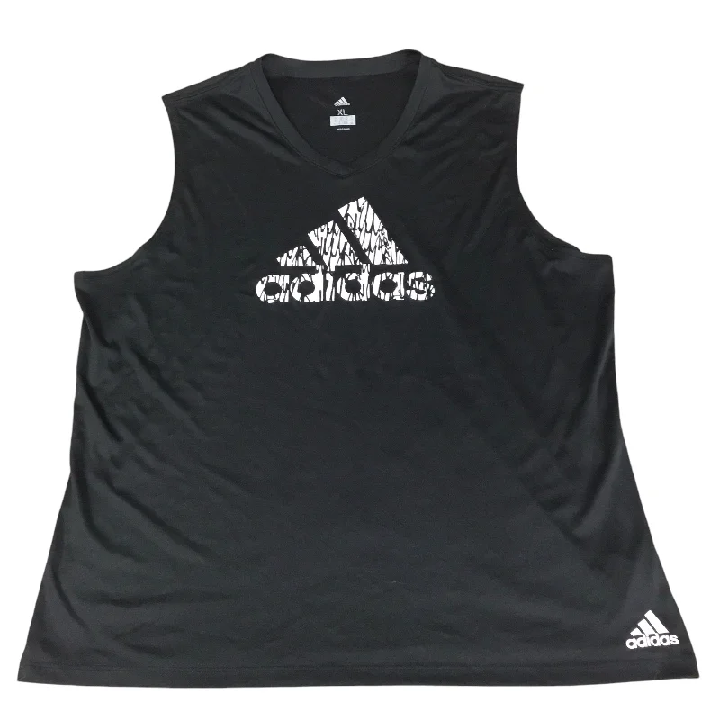 Fashionable Yoga Tops for Fitness -Athletic Tank Top By Adidas In Black, Size: Xl
