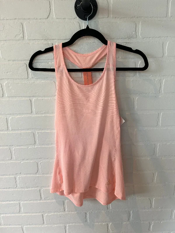 Women's Yoga Tops for Running and Yoga -Athletic Tank Top By Adidas In Peach, Size: M