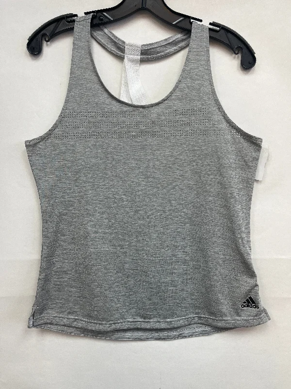 Long Sleeve Yoga Tops for Cold Weather -Athletic Tank Top By Adidas  Size: M
