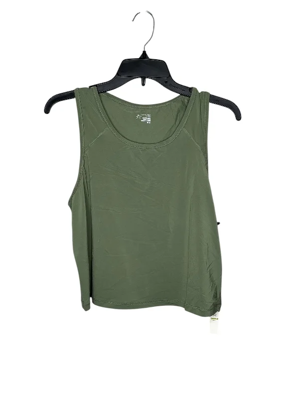 Yoga Tops for Stretch and Flexibility -Athletic Tank Top By Aerie In Green, Size: M