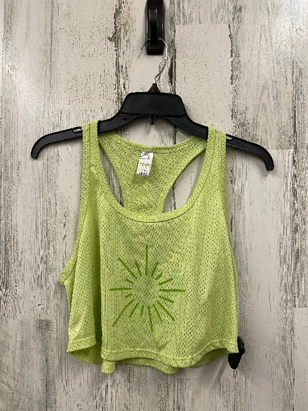 Yoga Tops with Full Coverage -Athletic Tank Top By Aerie In Green, Size: S