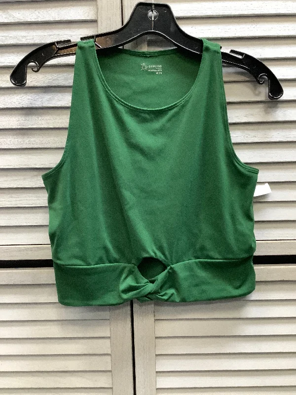 Performance Yoga Tops for Women -Athletic Tank Top By Aerie In Green, Size: Xl