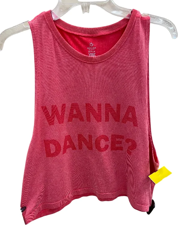 Colorful Yoga Tops -Athletic Tank Top By Aerie In Pink, Size: M